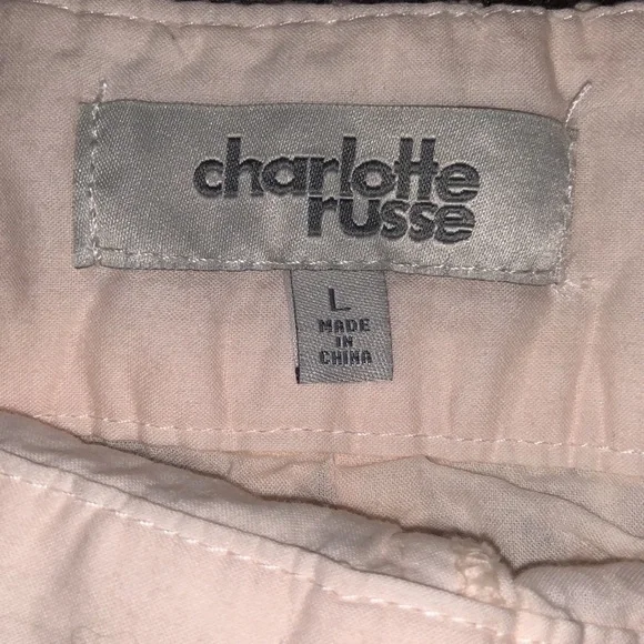 Charlotte Russe lace ombré Gradient pink shorts - Picture 5 of 6